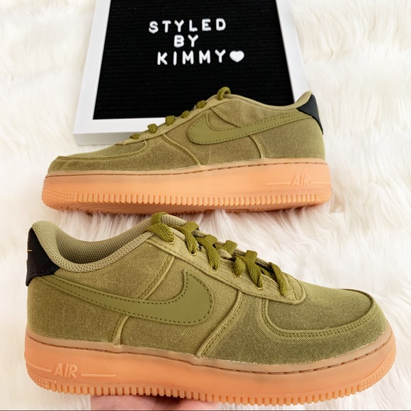 Nike Shoes - 🌸 NIKE AIR FORCE 1 Olive Sneakers Shoes
